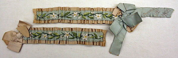 Wedding lingerie, linen, silk, probably French