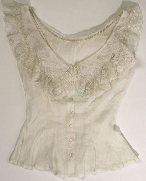 Wedding lingerie, linen, silk, probably French