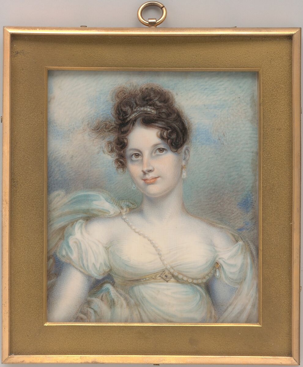 Mrs. Manigault Heyward (Susan Hayne Simmons), Robert Fulton (American, Little Britain, Pennsylvania 1765–1815 New York), Watercolor on ivory, American 