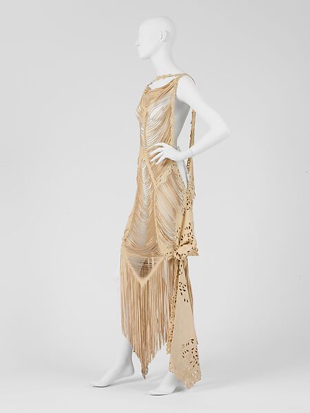 Dress, John Galliano (founded 1984), leather, British