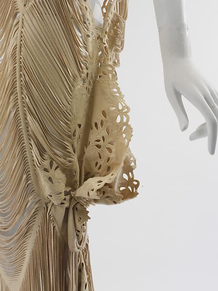 Dress, John Galliano (founded 1984), leather, British