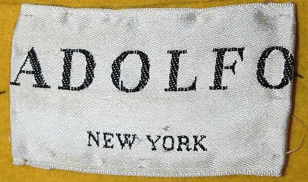 Ensemble, Adolfo (American, born Cuba, Cárdenas 1923–2021 New York), a) wool, jet, silk; b) wool, American