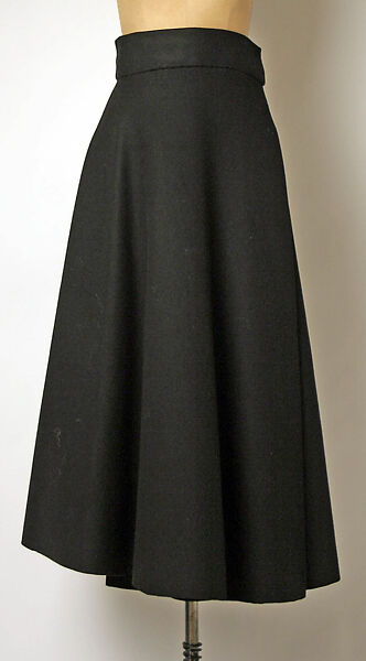 Ensemble, Adolfo (American, born Cuba, Cárdenas 1923–2021 New York), a) wool, jet, silk; b) wool, American