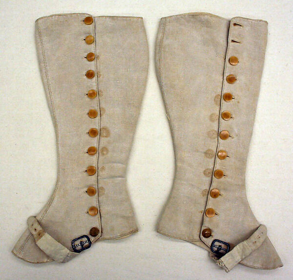 Riding ensemble, linen, probably American