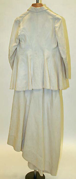 Riding ensemble, linen, probably American