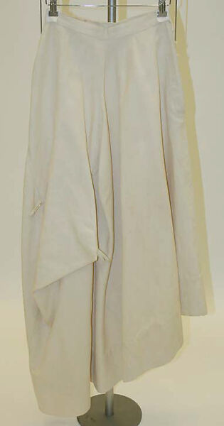 Riding ensemble, linen, probably American