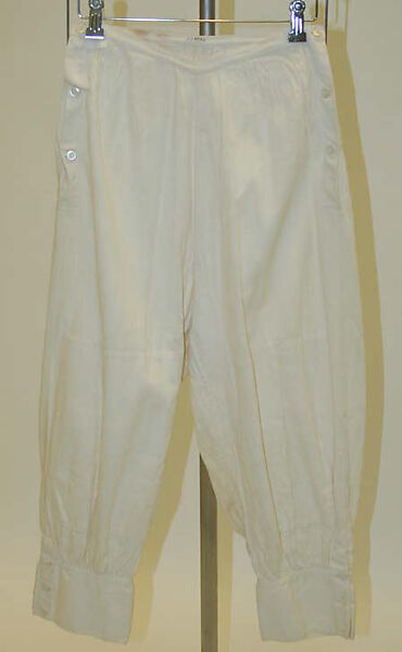 Riding ensemble, linen, probably American