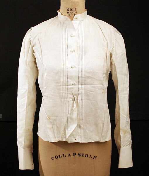 Riding ensemble, linen, probably American