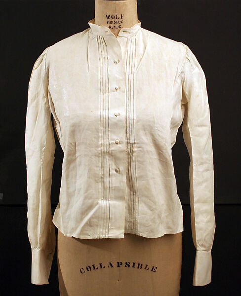Riding ensemble, linen, probably American