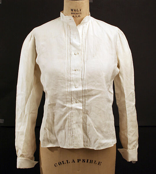 Riding ensemble, linen, probably American