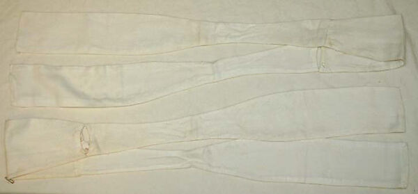 Riding ensemble, linen, probably American