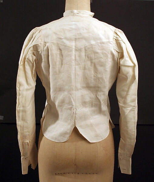 Riding ensemble, linen, probably American
