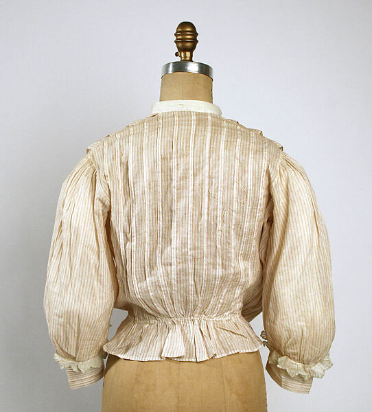 Shirtwaist, cotton, American
