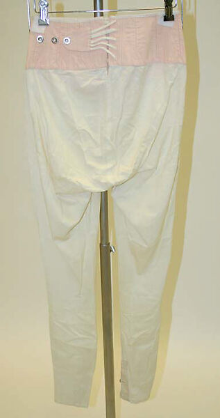 Riding ensemble, (a–e) Roberts &amp; Carroll (British), wool, silk, cotton, leather, wood, metal, British