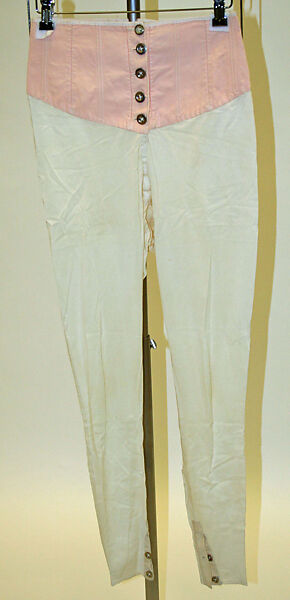 Riding ensemble, (a–e) Roberts &amp; Carroll (British), wool, silk, cotton, leather, wood, metal, British