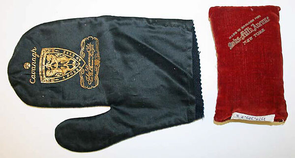 Riding ensemble, (a–e) Roberts &amp; Carroll (British), wool, silk, cotton, leather, wood, metal, British