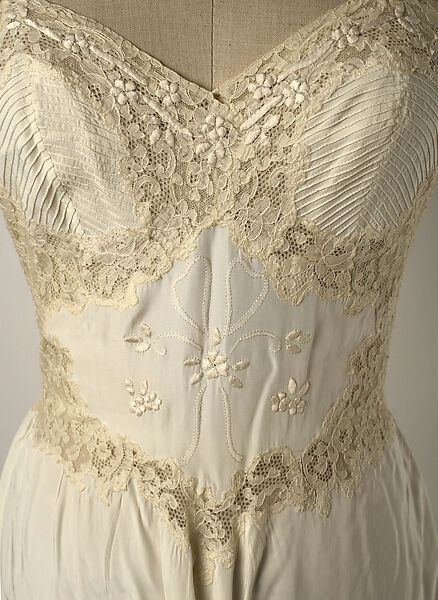 Nightgown, rayon, cotton, Cuban