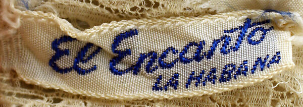 Nightgown, rayon, cotton, Cuban