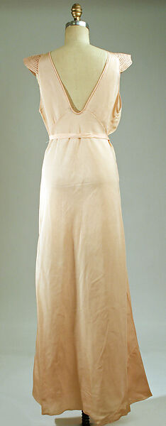 Nightgown, rayon, American