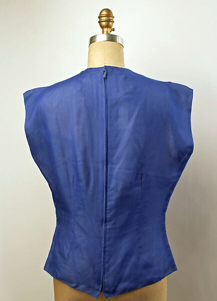 Blouse, Mainbocher (French and American, founded 1930), silk, American
