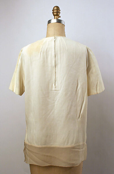 Blouse, Mainbocher (French and American, founded 1930), rayon, American