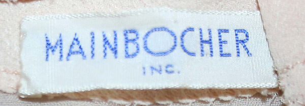 Evening blouse, Mainbocher (French and American, founded 1930), silk, American