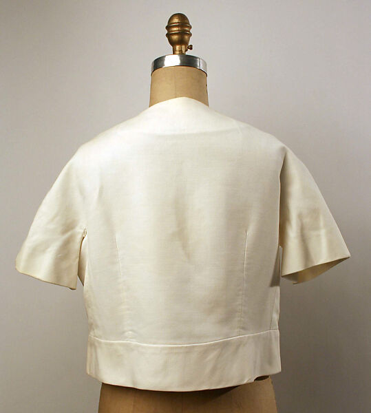Blouse, House of Balenciaga (French, founded 1937), cotton, Spanish