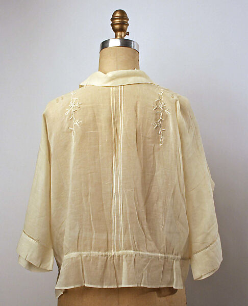 Blouse, cotton, American