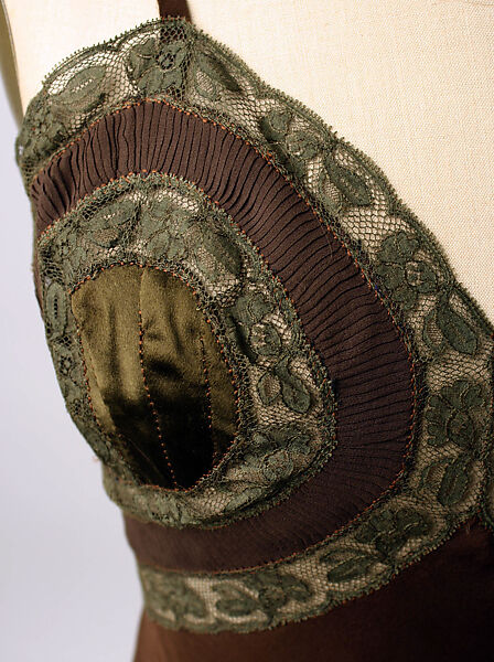 Slip, silk, cotton, American