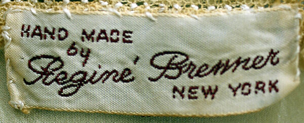 Slip, silk, cotton, American
