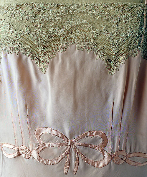 Slip, silk, linen, French