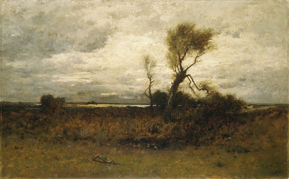 Near the Coast, Robert Swain Gifford (American, Nonamesset, Massachusetts 1840–1905 New York), Oil on canvas, American 