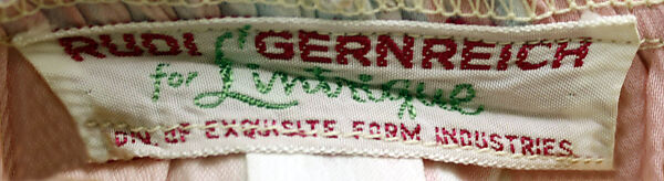 Nightgown, Rudi Gernreich (American (born Austria), Vienna 1922–1985 Los Angeles, California), [no medium available], American