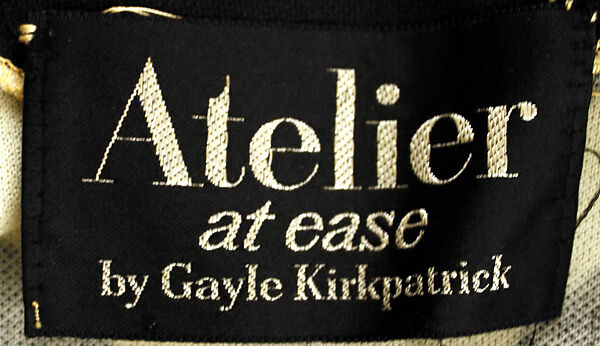 Housecoat, nylon, American