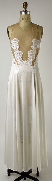 Nightgown, Formfit Rogers, nylon, American 