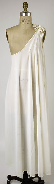 Nightgown, Emma Gibbs-Battie, nylon, American 