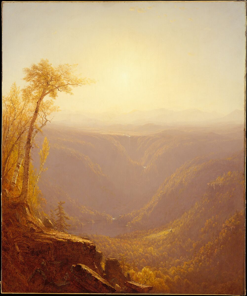 A Gorge in the Mountains (Kauterskill Clove), Sanford Robinson Gifford (Greenfield, New York 1823–1880 New York, New York), Oil on canvas, American 