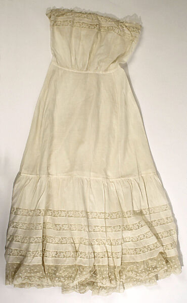 Underskirt, linen, American or European 