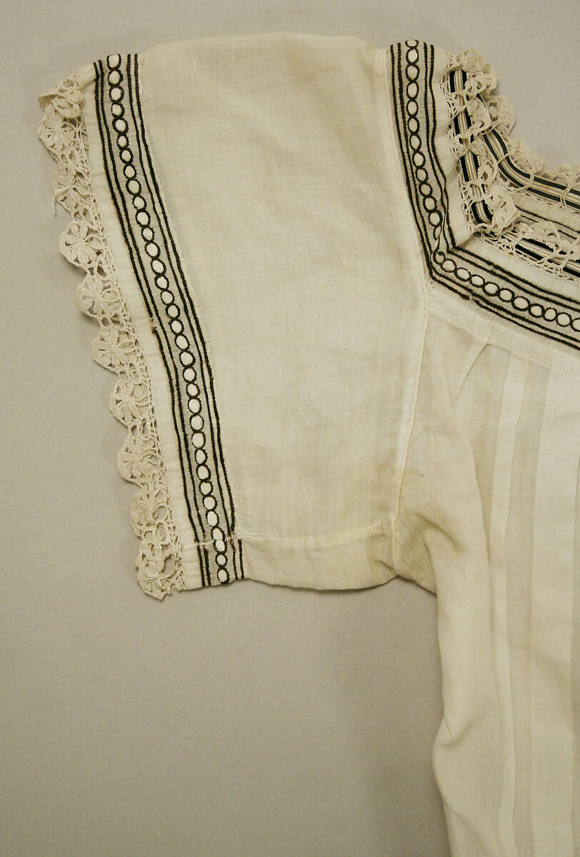 Blouse, flax, American