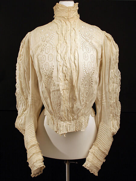 Blouse, cotton, American or European 