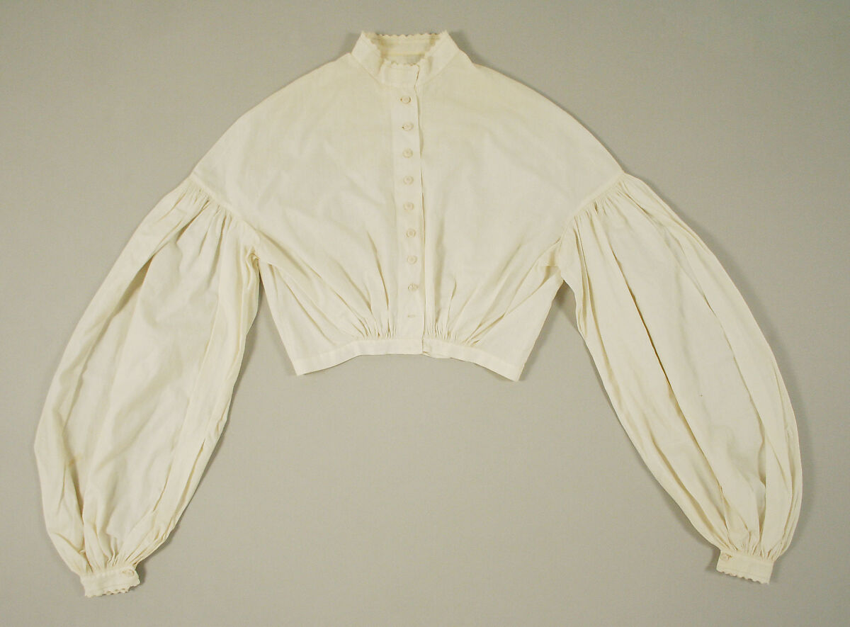 Bodice, cotton, American or European 