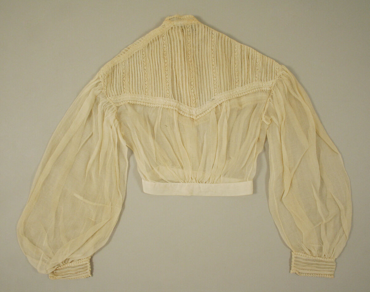 Bodice, cotton, American