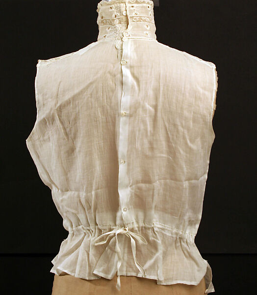 Shirtwaist, cotton, American or European