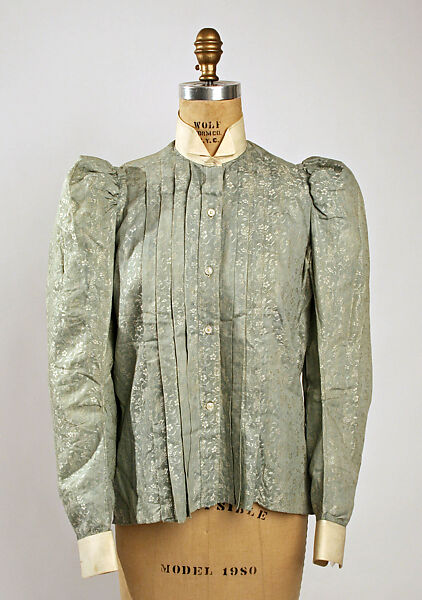 Shirtwaist, cotton, American 