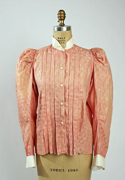 Shirtwaist, cotton, American 