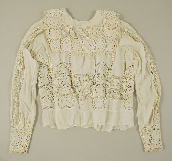 Blouse, linen, cotton, American or European