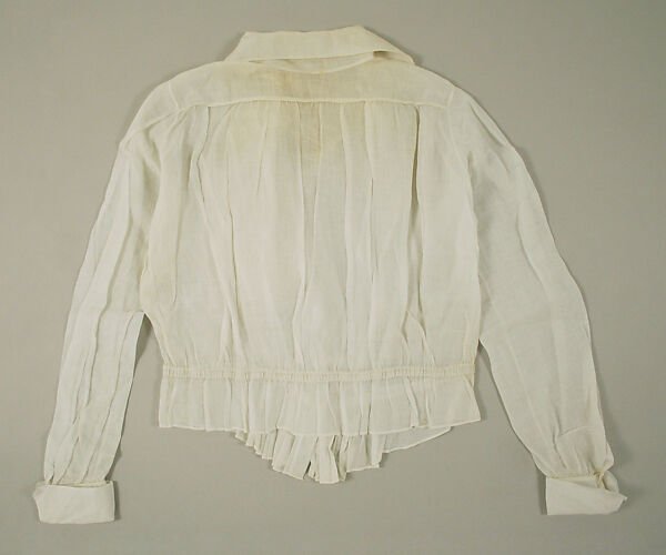 Blouse, linen, cotton, silk, American or European