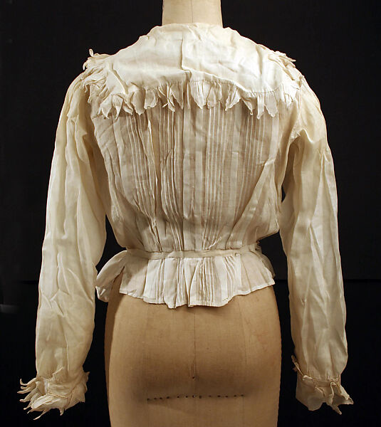 Blouse, linen, American or European