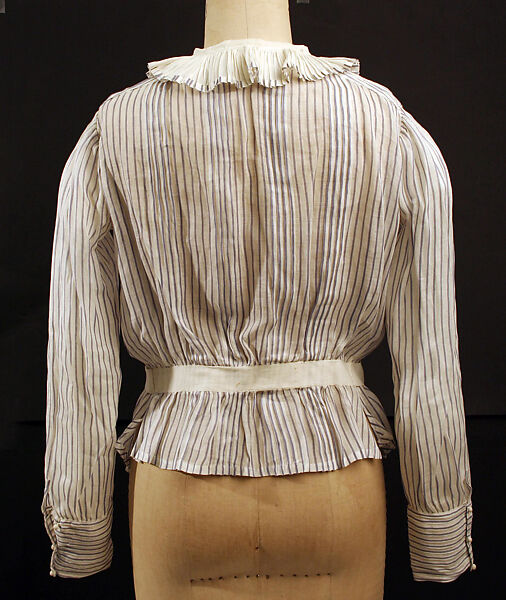 Blouse, cotton, American