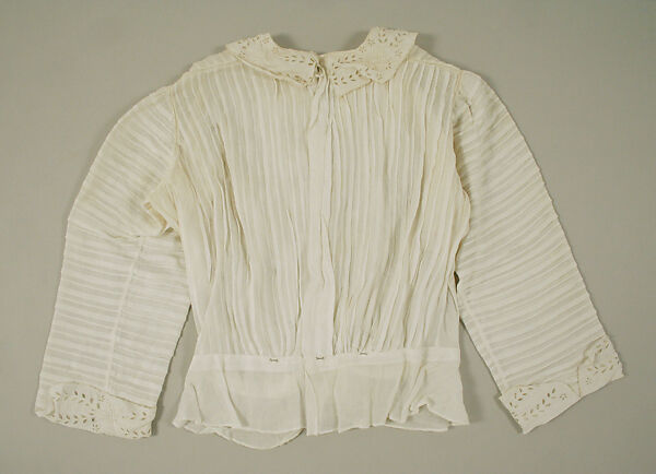 Shirtwaist, cotton, linen, French